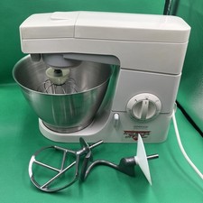 Kenwood Chef Excel Mixer Model KM210  Tested Rare Metal Mixing Bowl See Pics