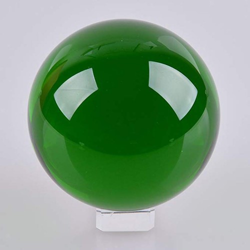 50mm boule cristal vert - boule,