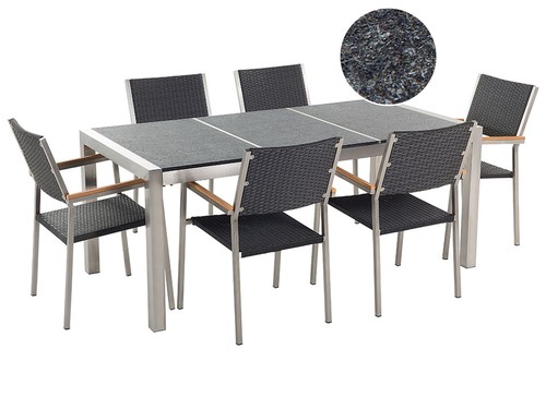 Table jardin 6 chaises - jardin,