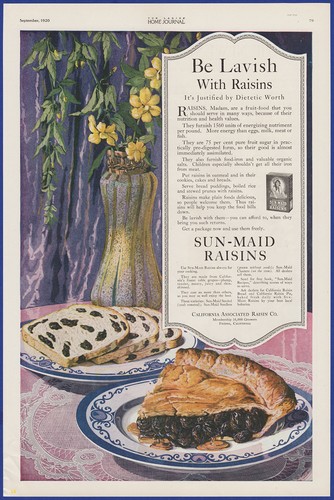 Vintage 1920 sun - 1920, sun-maid