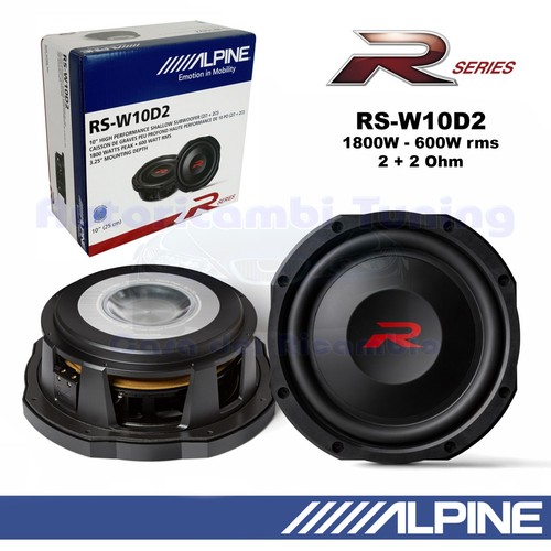 Subwoofer alpine rs2 - subwoofer, 10"