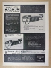 1955 Brevex Magnum Mauser Action vintage print Ad