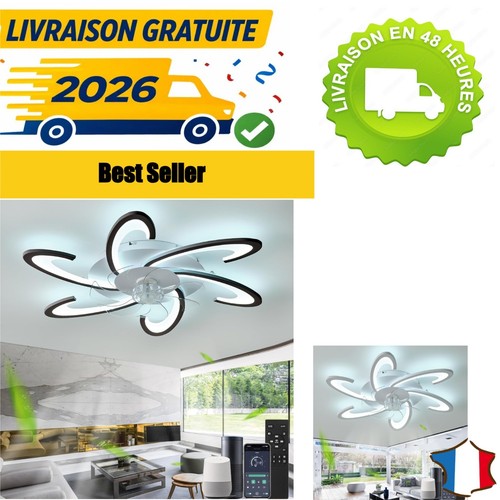 Ventilateur plafond led - de,