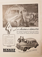 Publicité de presse:  RENAULT la 4 CV 1960