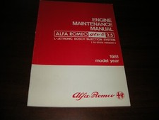 1981 Alfa Romeo Manual Alfa Romeo GTV 6 2.5 MODEL YEAR, EXCELLENT CONDITION