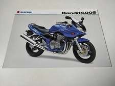Suzuki Bandit 600 S de 2003 UK Prospectus Catalogue Brochure Moto