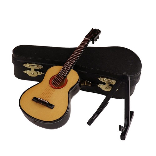 Guitare miniature bois c - guitare,