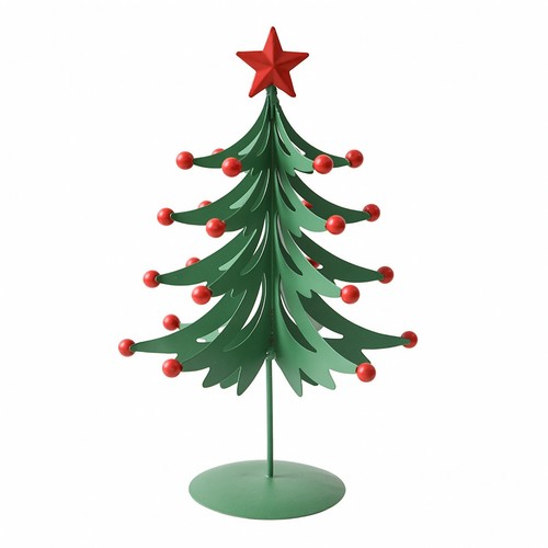 Sapin métallique miniature - métallique,
