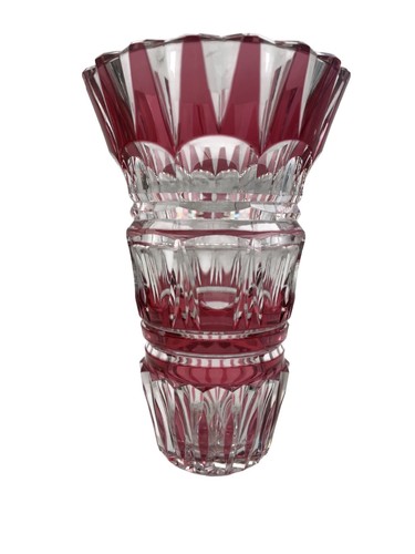 Vase rose attribué val - vase, à