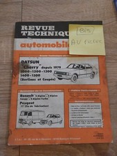revue technique DATSUN CHERRY