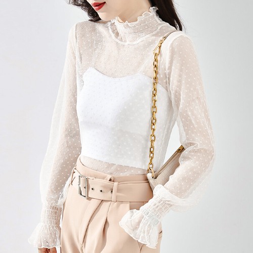 Blouse femme dentelle - blouse, en