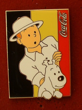 PIN'S TINTIN AU CONGO - BELGIAN FLAG