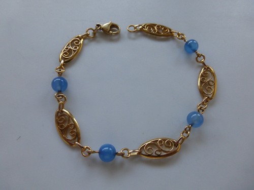 Bracelet plaqué jaune - bracelet, or