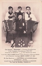 ACCORDION, accordionist young BIONDO (4 times international champions