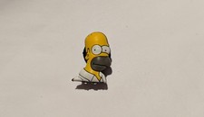 Homer Simpson Shoe Button