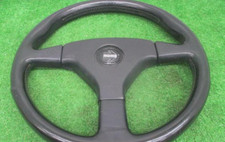 JDM MOMO Ghibli 3 Leather Steering Wheel Used