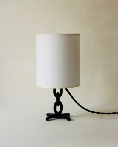 Lampe table maillons de - lampe, en