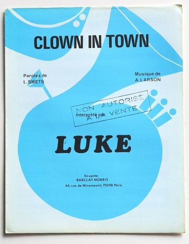 Partition vintage sheet music