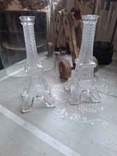 2 anciens flacons en verre