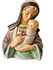 Vintage 1959 Hummel Goebel  Germany Robson Madonna & Baby Jesus Figurine Statue