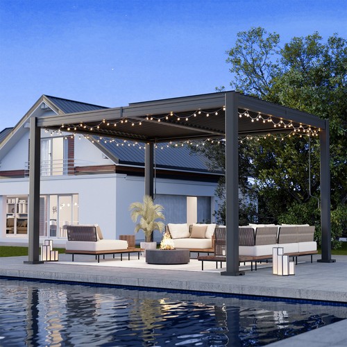 10x12hardtop outdoor louvered - 10x12hardtop,