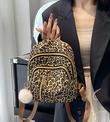 Sac dos léopard tendance - léopard,,