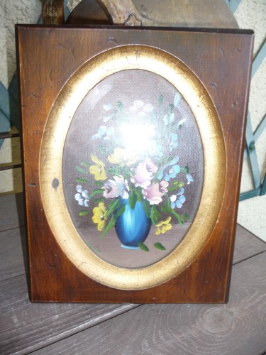 Tableau peinture petit bouquet - tableau,