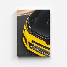 Tableau sur toile millésime voiture peinture murale voiture de sport voiture ...