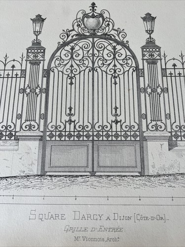 Architecture dijon grille en - grille,