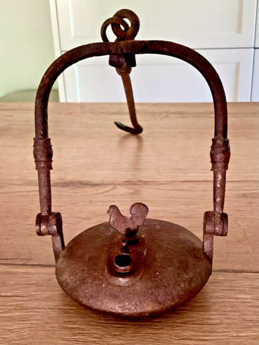 Ancienne lampe huile de - lampe, à
