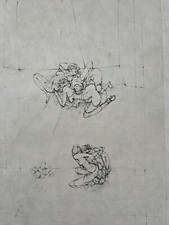 BELLMER Hans Original Lithograph EA Eroticism Nude Paper Surrealism Signed 20th Century