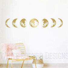 Moon Phases Wall Decal, Moon