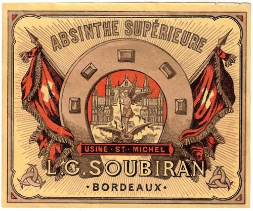 Ancienne étiquette absinthe - ancienne,