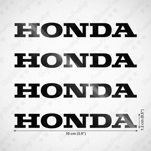 Stickers honda cm - honda, noir