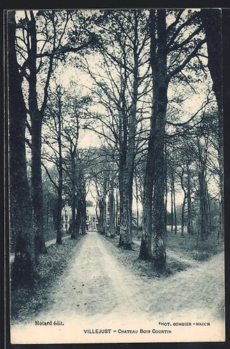 Cpa villejust chateau bois - villejust,,
