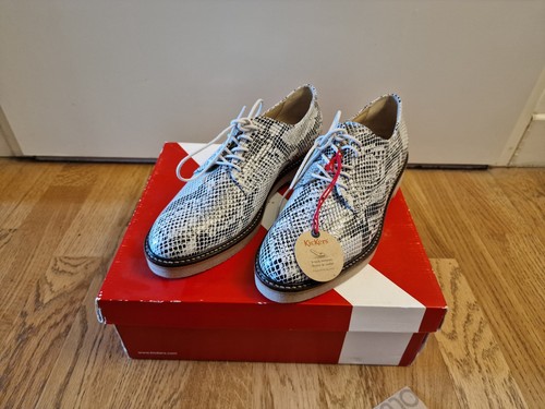 Kickers oxfork derbies - derbies, blanc