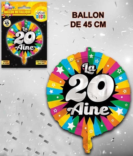 Ballon ans hélium - 20,