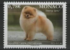 MONACO (2018):  n°3122 **, chien, loulou de Poméranie