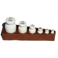 Antique Porcelain Apothecary / Pharmacist Scale Weight Series