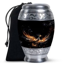 Urnes funéraires Phoenix pour cendres humaines, grande urne commémorative pou...