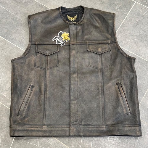 Mens motorcycle vest 5xl - vest,