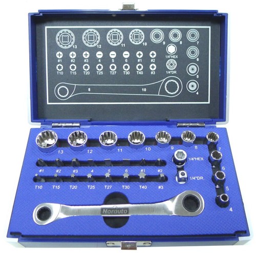 Coffret clé cliquet carré - coffret,