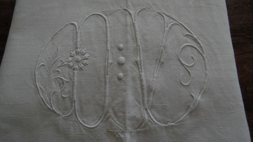 Drap ancien lin - ancien, ou