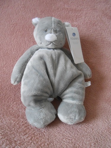 Doudou peluche ours - , blanc