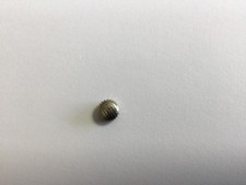 X2 NOS STAINLESS STEEL ENICAR CROSS HATCH WATCH CROWN approx 6mm x 3.6mm