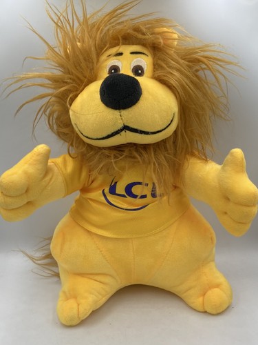 Peluche lion mascotte lcl - mascotte, tour