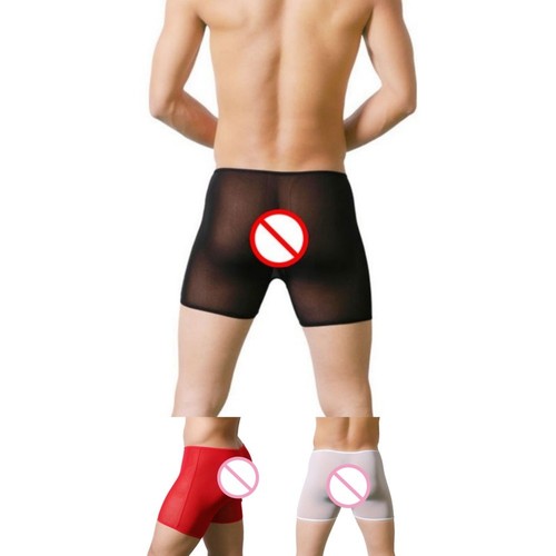 Boxer homme sexy transparent