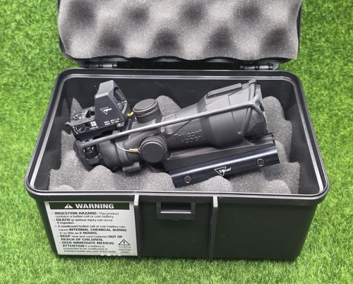 Trijicon acog 4x32 scope amber - 4x32,