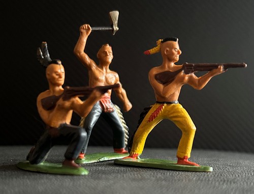 Vintage figurines hurons - 3,