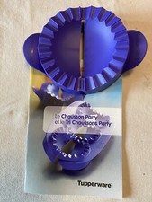 Lot Tupperware Moule à Chaussons + Livre de Recettes NEUF